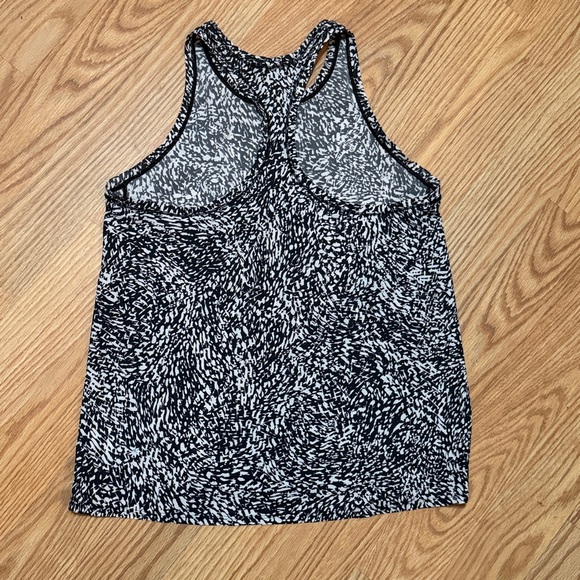 Athleta Black and White Patterned Tank Top - Picture 3 of 4